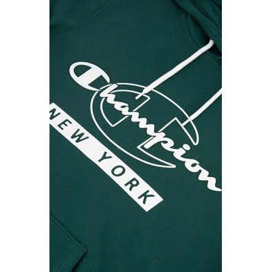 Champion Legacy New York Graphic Print Hoodie "Forest Green"