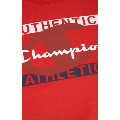 Champion Legacy New York Graphic Print Sweatshirt "Red"