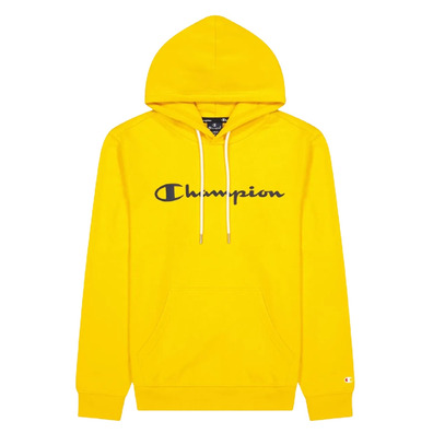 Champion Legacy Logo Baumwolle Terry Hoodie "Yellow"