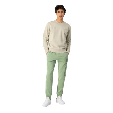 Champion Legacy Side Script Logo Fleece Joggers "Green"