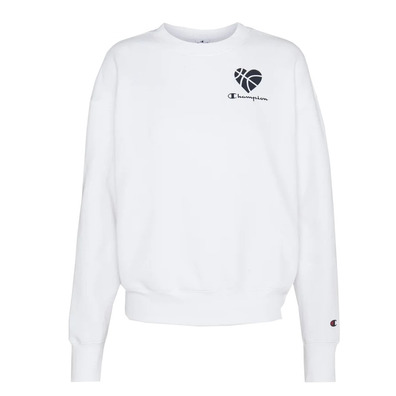 Champion Legacy Wm ́s Myla Logo Love Sweatshirt "White"