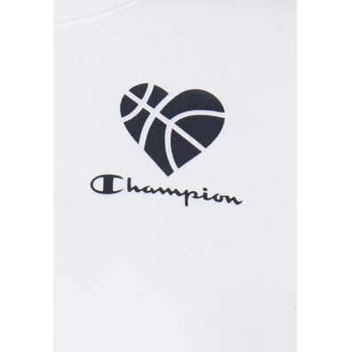 Champion Legacy Wm ́s Myla Logo Love Sweatshirt "White"