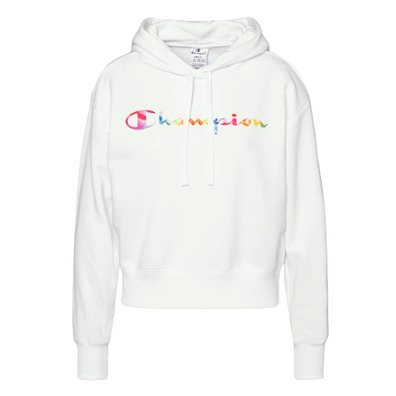 Champion Legacy Wm ́s Script Colors Logo Hoodie "White"