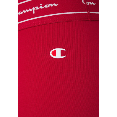 Champion Legacy Wn ́s Script Logo Leggings "Burgundy Red"