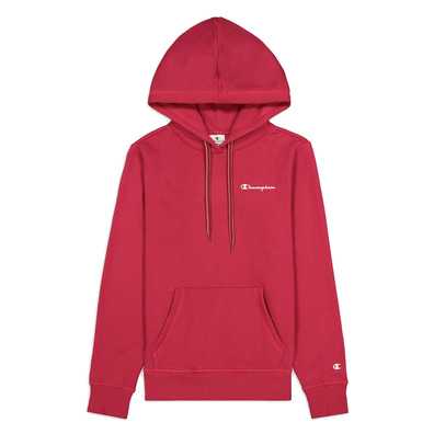 Champion Legacy Wn ́s Small Script Logo Print Hoodie "Burgundy Red"