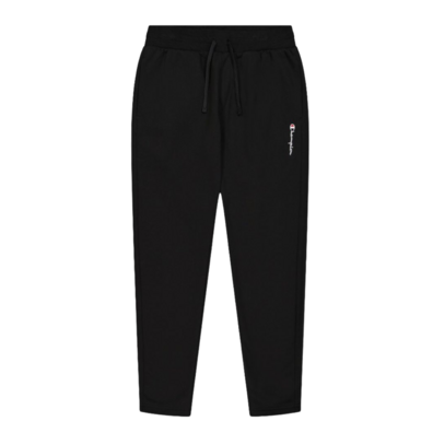 Champion Logo Straight Leg Fleece Slim Fit Joggers "Black"