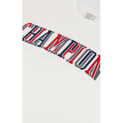 Champion Multicolour Bookstore Baumwolle T-Shirt "White"