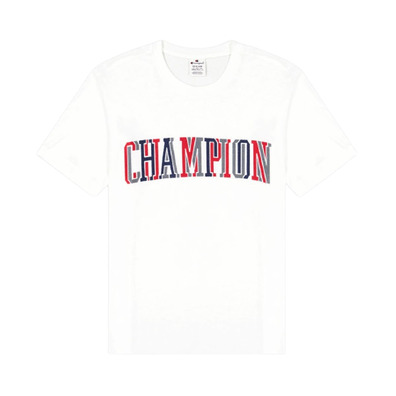 Champion Multicolour Bookstore Baumwolle T-Shirt "White"