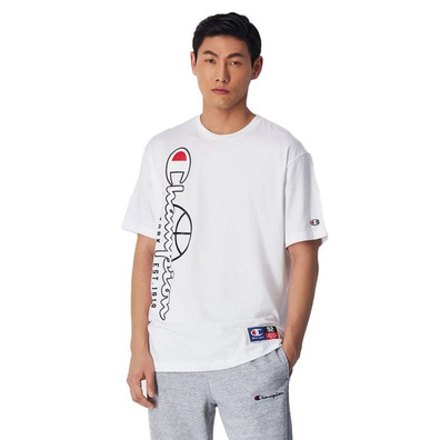 Champion Sport Lifestyle Basketball Big Logo Custom Fit T-Shirt "White"