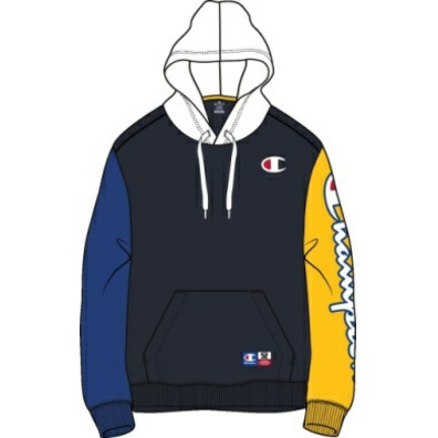 Champion Sport Lifestyle Basketball Kapuzen Logo C "Navy"