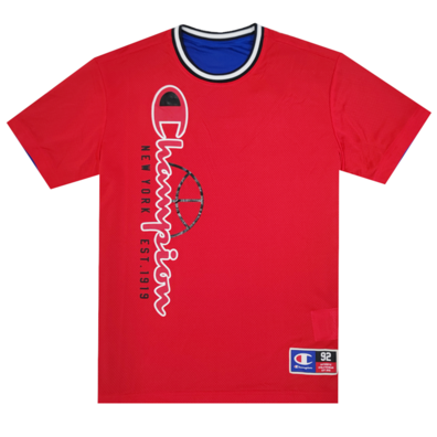 Champion Sport Lifestyle Basketball Reversible Mesh T-Shirt "Red-Blue"