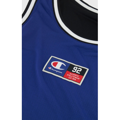 Champion Sport Lifestyle Basketball Reversible Mesh Tank Top "Black-Blue"