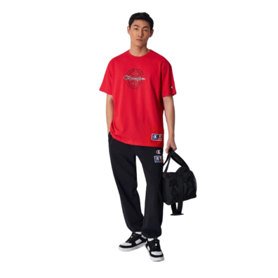 Champion Sport Lifestyle Basketball Stretch Baumwolle T-Shirt "Red"