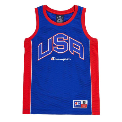 Champion Sport Lifestyle Basketball USA Mesh Tank Top "Nautical Blue"