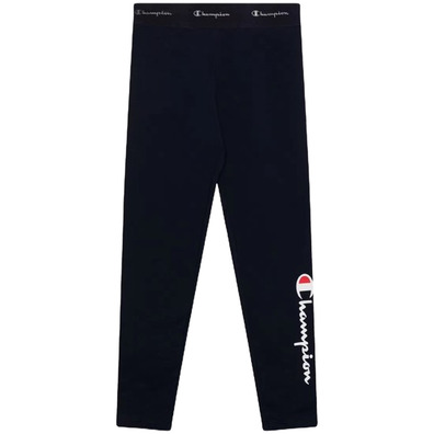 Champion Stretch Baumwolle Mädchen Leggings "Schwarz"