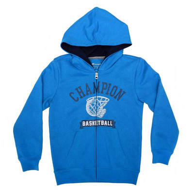 Champion Athletic Basaketball Kapuze Full-Zip Kinder "Blau"