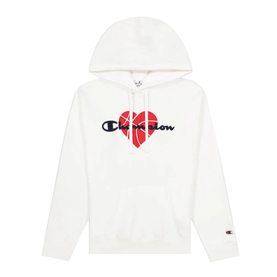 Champion Wm ́s Legacy Scrip Logo Stickerei Love Hoodie "White"