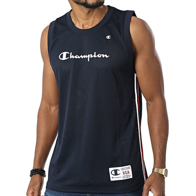 Champion Legacy Basketaball Soft Mesh Tank Top "Navy"