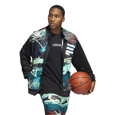 Adidas Chaqueta Moment Basket 3-Streifen