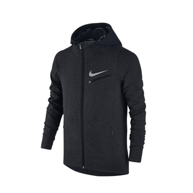 Chaqueta Therma KD Hyper Elite Hoodie Junior (010/schwarz/silber)