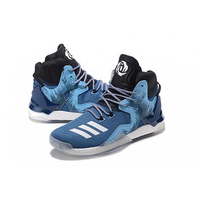 Adidas D Rose 7 "Halloween" (Tech Steel/core black/ice blue)