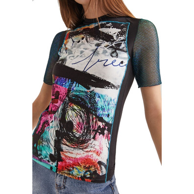 Desigual Arty Patchwork T-Shirt