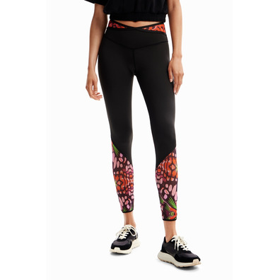 Desigual Butterfly Sport Leggings "Schwarz"