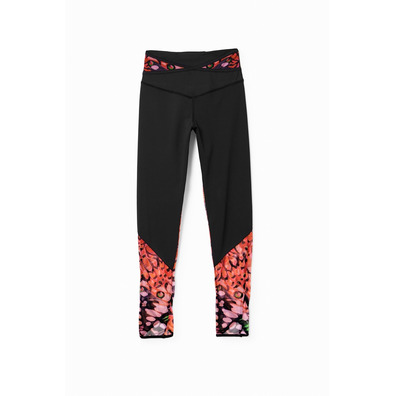 Desigual Butterfly Sport Leggings "Schwarz"