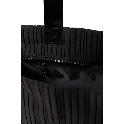 Desigual Duffle Bag Pleats Schwarz