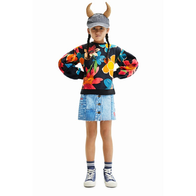 Desigual Floral Oversize Sweatshirt