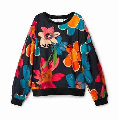 Desigual Floral Oversize Sweatshirt