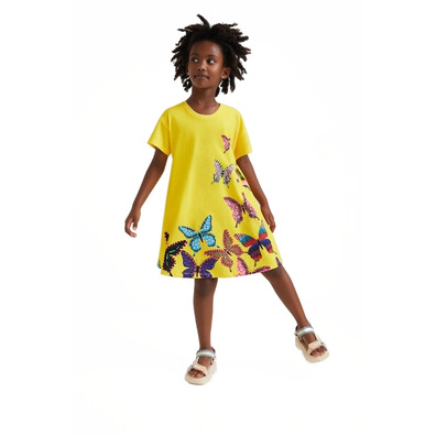 Desigual Girls Schmetterling Kleid