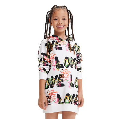 Desigual Girls Liebe Sweatshirt Kleid