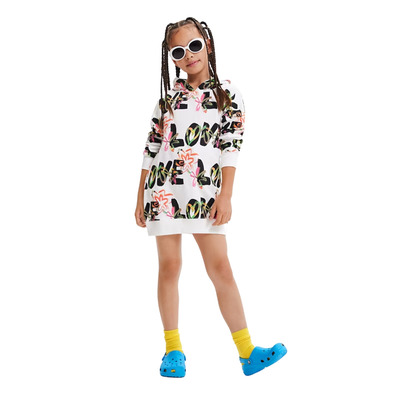 Desigual Girls Liebe Sweatshirt Kleid