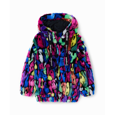 Desigual Girls Mehrfarbig Pelzjacke "Tutti Fruti"