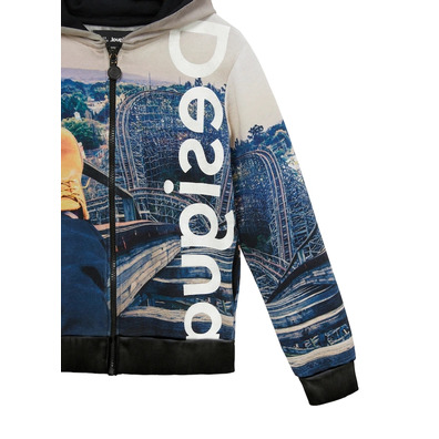 Desigual Kids Kapuzen Horizonte Print Sweatshirt