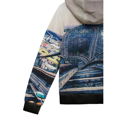 Desigual Kids Kapuzen Horizonte Print Sweatshirt