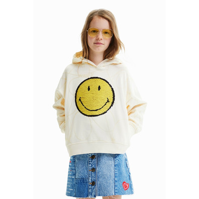 Desigual Junior Reversible Pailletten Smiley® Hoodie