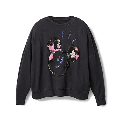 Desigal Mickey Maus Sequin Sweatshirt