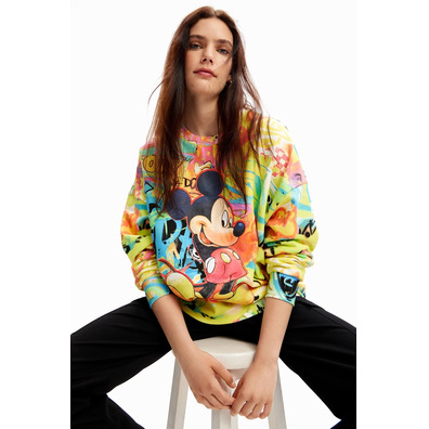 Desigual Oversize Mickey Maus Sweatshirt "Tutti Fruti"