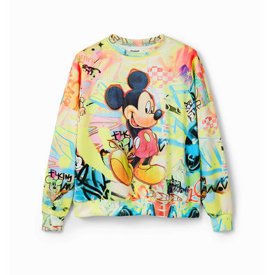 Desigual Oversize Mickey Maus Sweatshirt "Tutti Fruti"