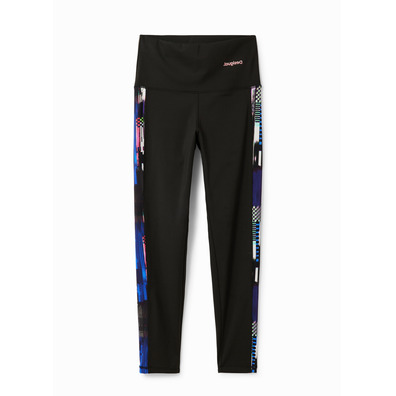 Desigual Plain Glitch Sport Leggings "Schwarz"