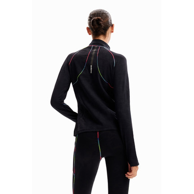 Desigual Seams Sportjacke "Black"