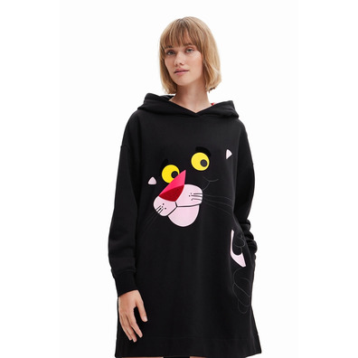 Desigual Short Pink Panther Sweatshirt Kleid