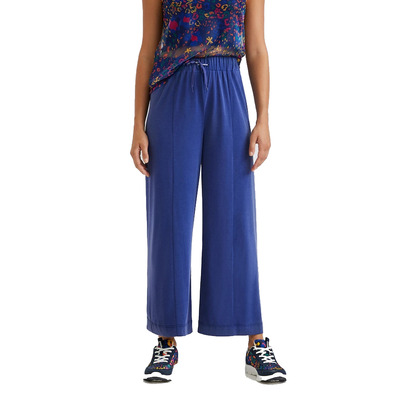 Desigual Wide-leg Cropped Trousers