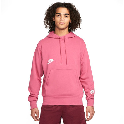 Giannis Pullover Basketball Hoodie "Sweet Beet/Sail"