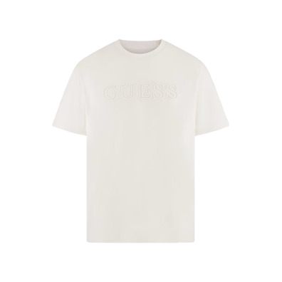 Guess SS Alphy Front Logo T-Shirt "Beige"