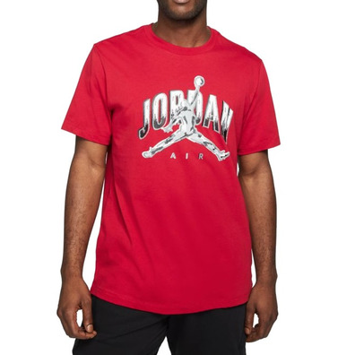 Jordan Air Logo Herren Kurzarm T-Shirt "Gym Red"