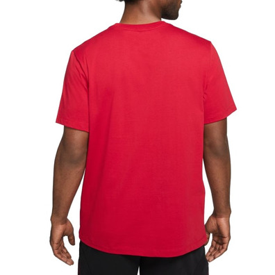 Jordan Air Logo Herren Kurzarm T-Shirt "Gym Red"