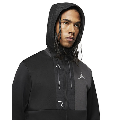 Jordan Air Herren Fleece Full-Zip Hoodie "Black"